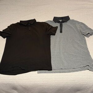 lululemon athletica Black Men's Polo Shirt